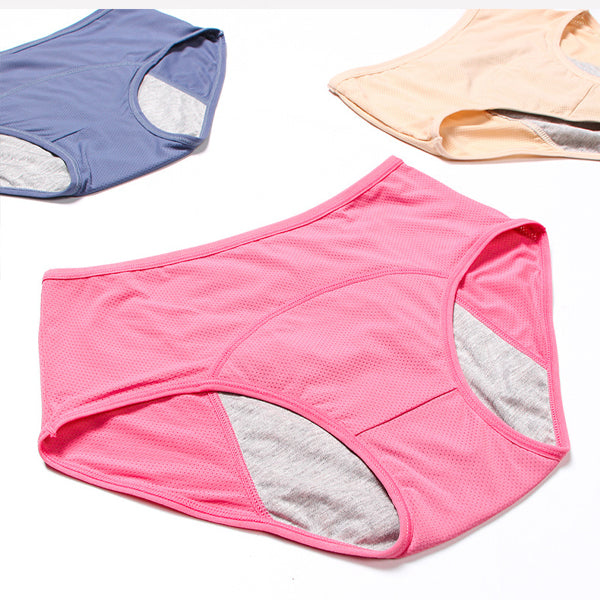 Kit com 3 Calcinhas Para Incontinência Urinária
