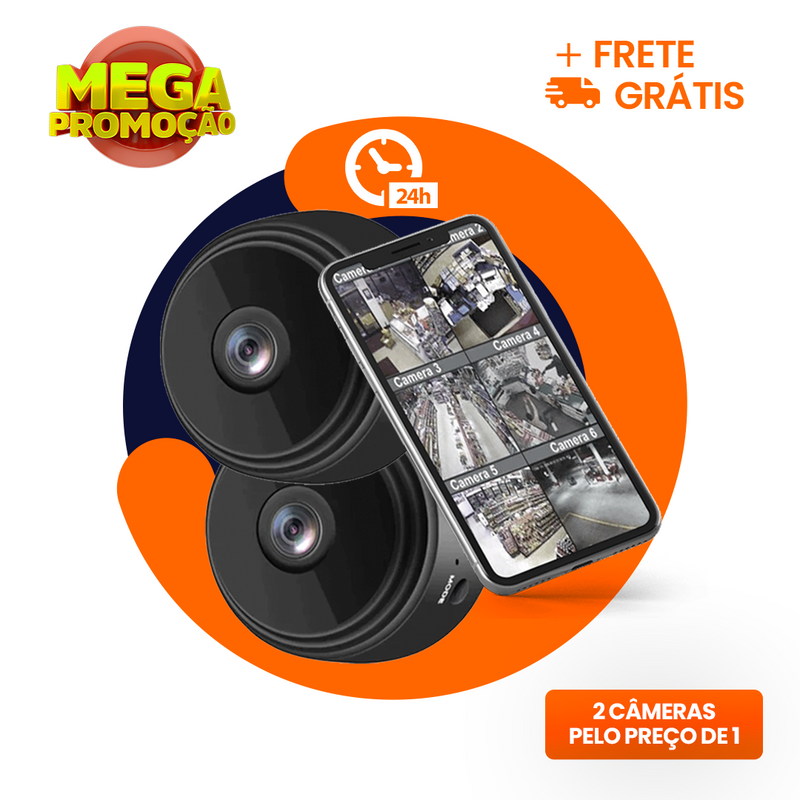 Câmera MartSafe®  4K - COMPRE 1 LEVE 2