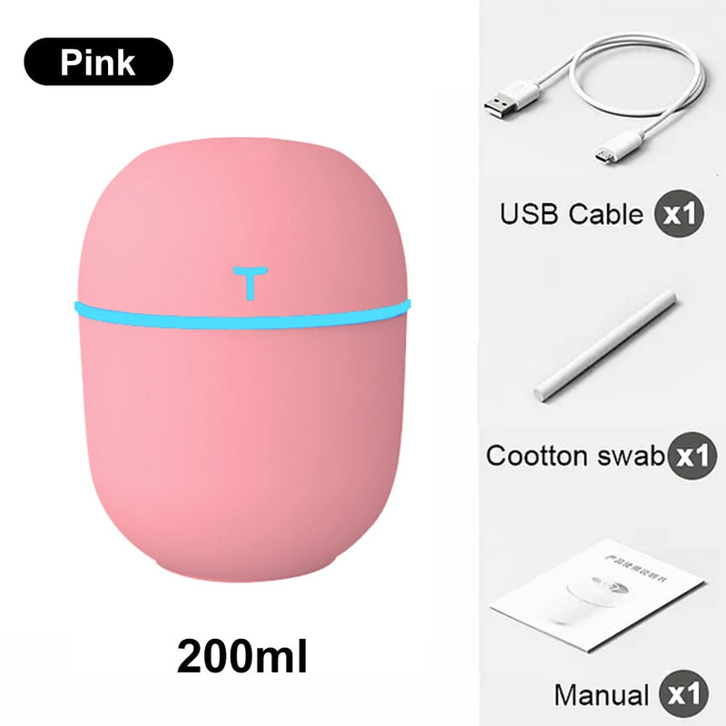 Mini Umidificador de Ar Portátil